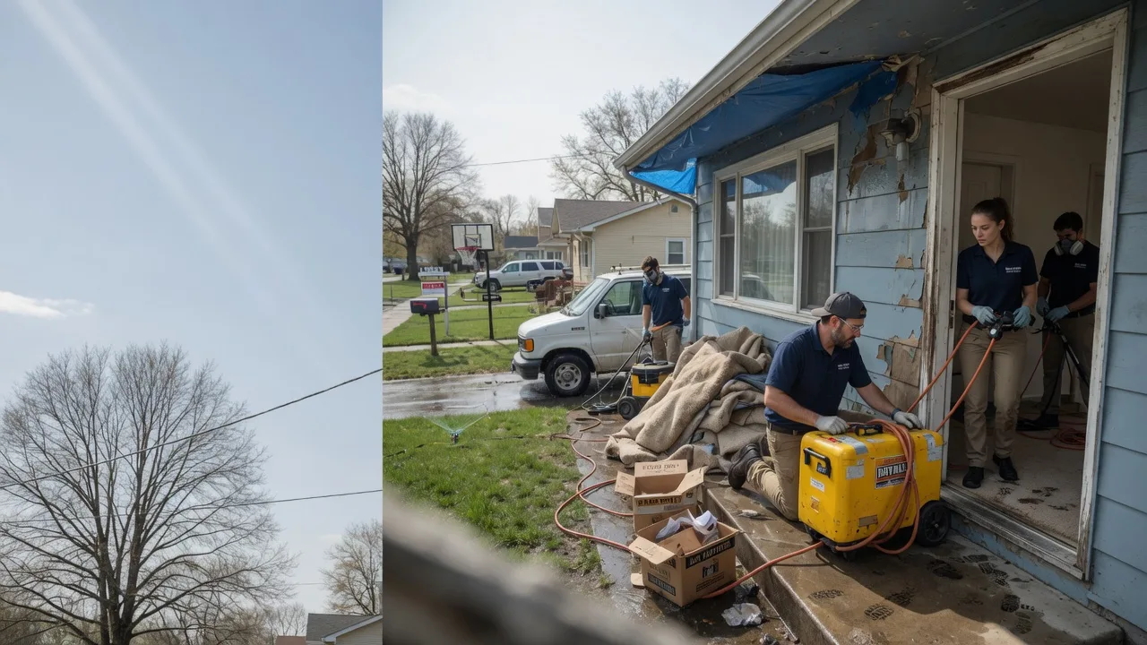 Basement Flood Cleanup in Cherry Point, NC near me